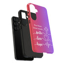 Samsung Faith, Love & Hope Gradient Phone Case — 'Now These Three Remain' Christian Protective Case
