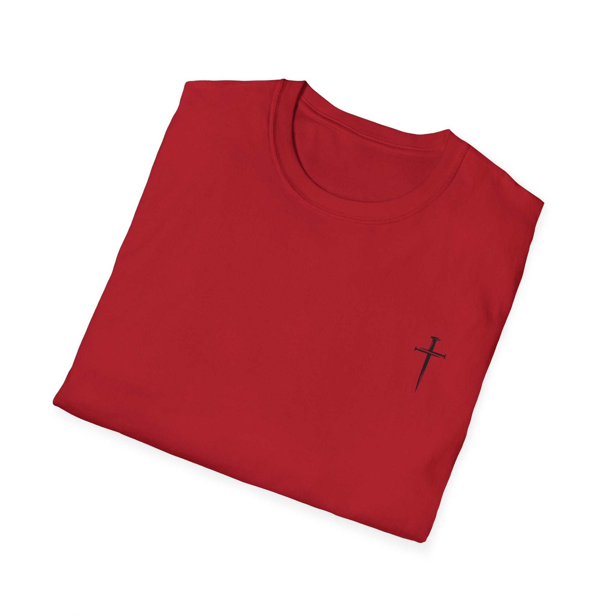 Back design - Jesus Has My Back T-Shirt — Christian Faith Cross Tee