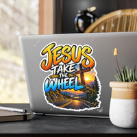Jesus Take the Wheel – Mountain Road Christian Vinyl Sticker