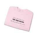 Embroidered Corinthians Faith, Hope Love Unisex Heavy Blend Crewneck Sweatshirt