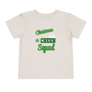 Christmas Cheer Squad Christian Christmas Shirt for Toddlers Short Sleeve Tee Christian Toddler Christmas Shirt