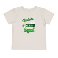 Christmas Cheer Squad Christian Christmas Shirt for Toddlers Short Sleeve Tee Christian Toddler Christmas Shirt