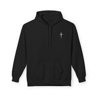 Jesus Has My Back Midweight Softstyle Fleece Hoodie