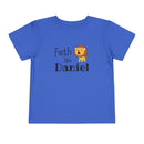 Faith Like Daniel Toddler Tee - Cute Lion Christian Shirt for Kids