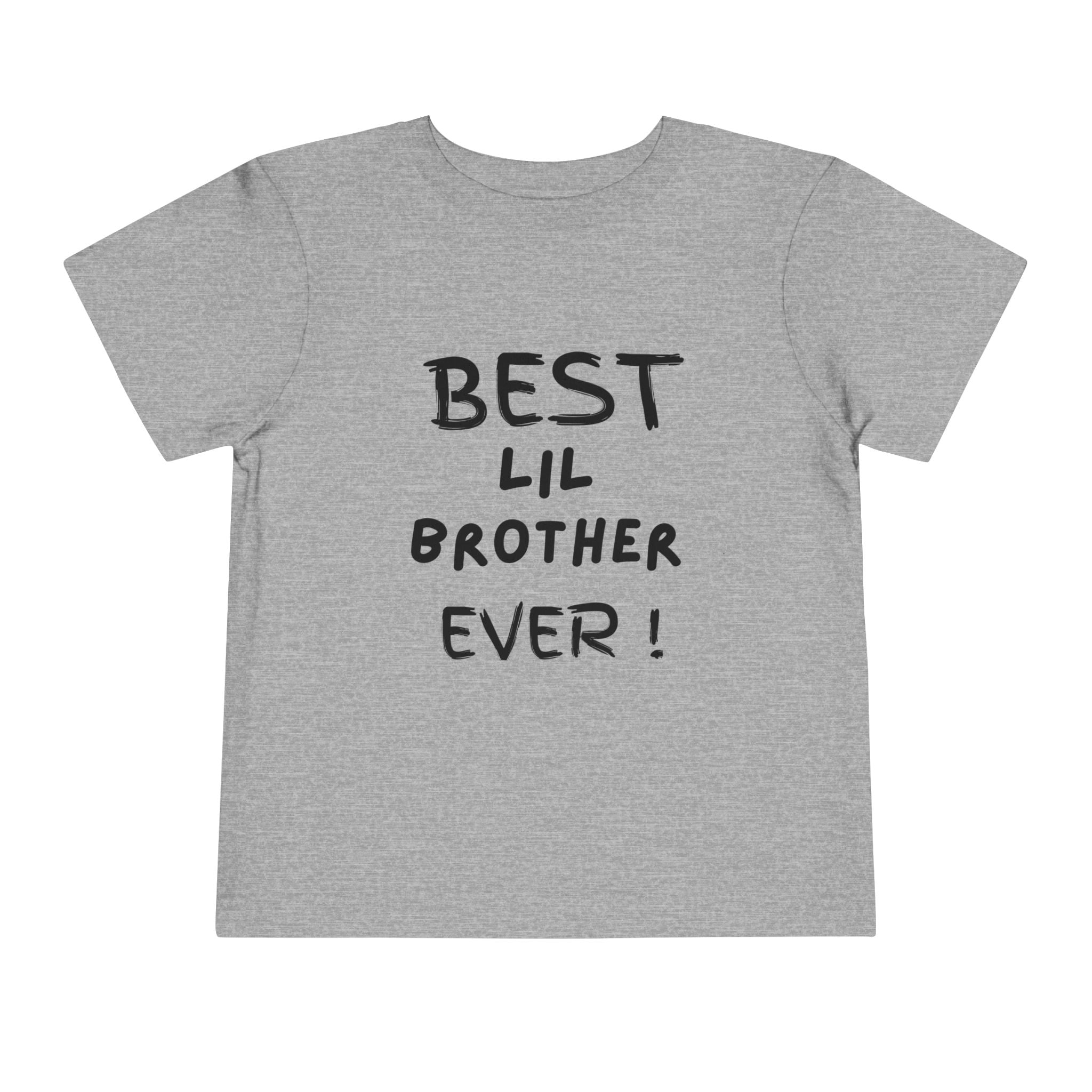 Best Lil Brother Ever Toddler Tee, Cute Kids Shirt, Sibling Gift, Birthday Gift for Toddlers, Family Matching Tee, Baby Shower Present