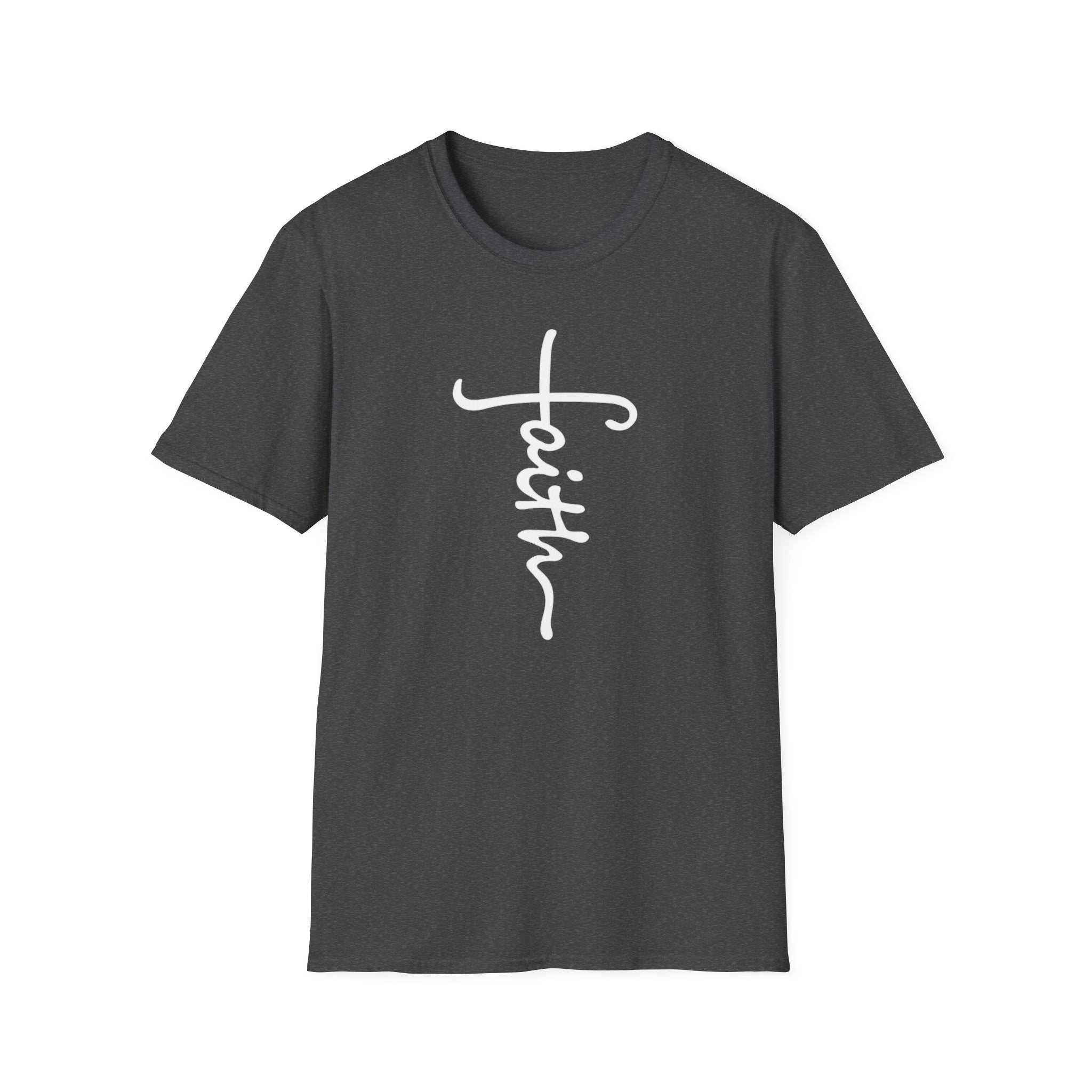 Faith Unisex Softstyle T-Shirt | Christian Shirts for Women Men - Faith Based Gifts
