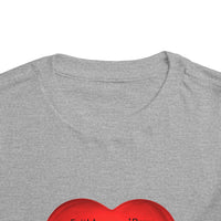Jesus T-Shirt Christian Shirt for Toddlers Short Sleeve Tee Christian Toddler Christmas Shirt