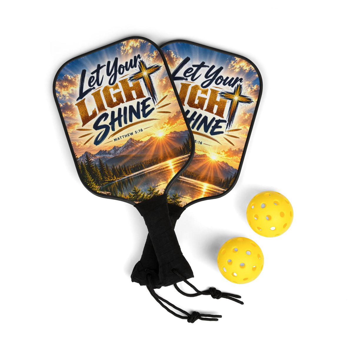 Let Your Light Shine – Christian Pickleball Set