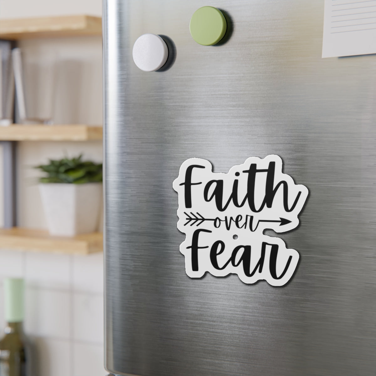 Faith Over Fear Magnet - Christian Gifts for Women Faith Gifts for Men