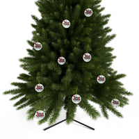 Ceramic Ornament — "Jesus Is The Reason For The Season" Nativity Christmas Tree Decoration