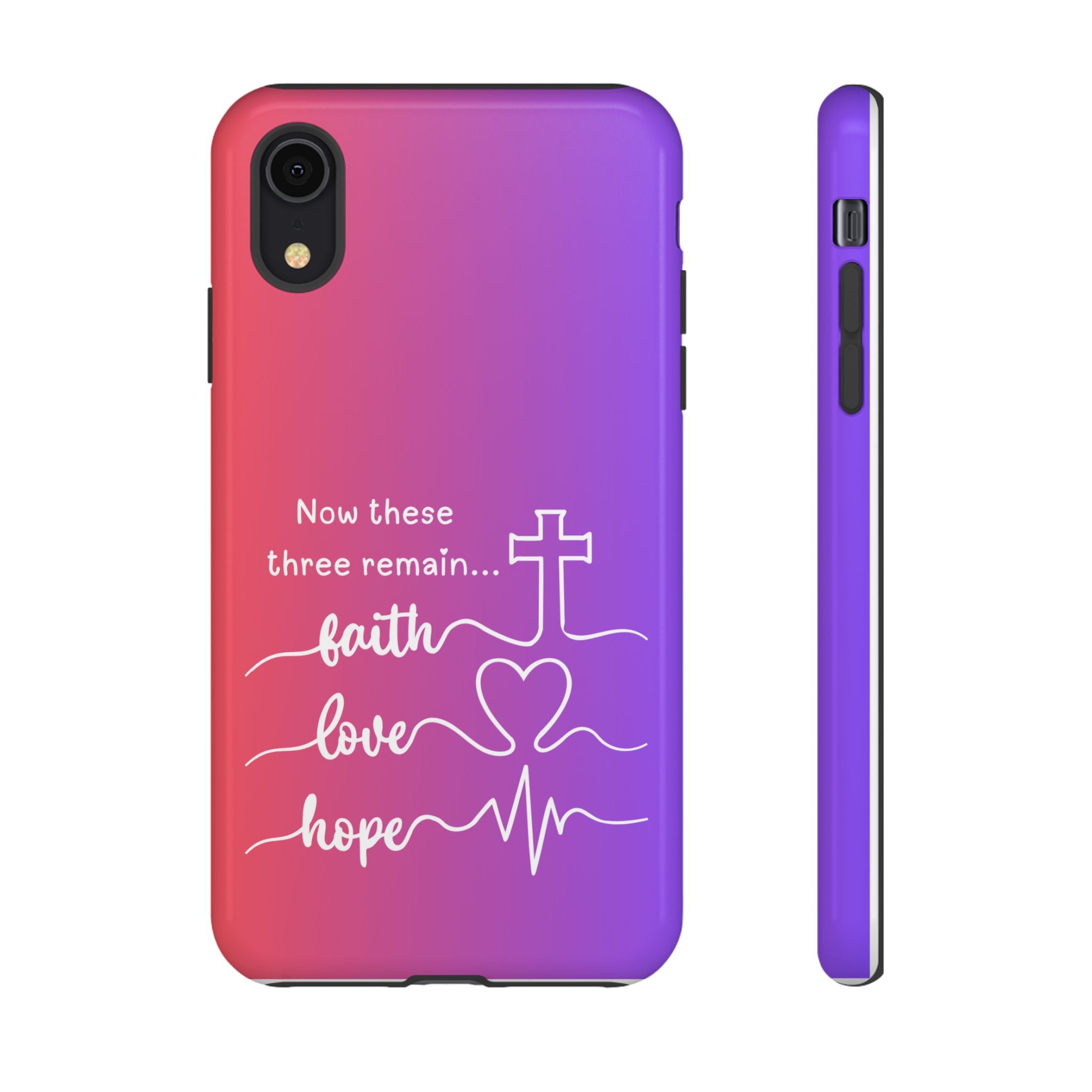 iPhone - Faith, Love & Hope Gradient Phone Case