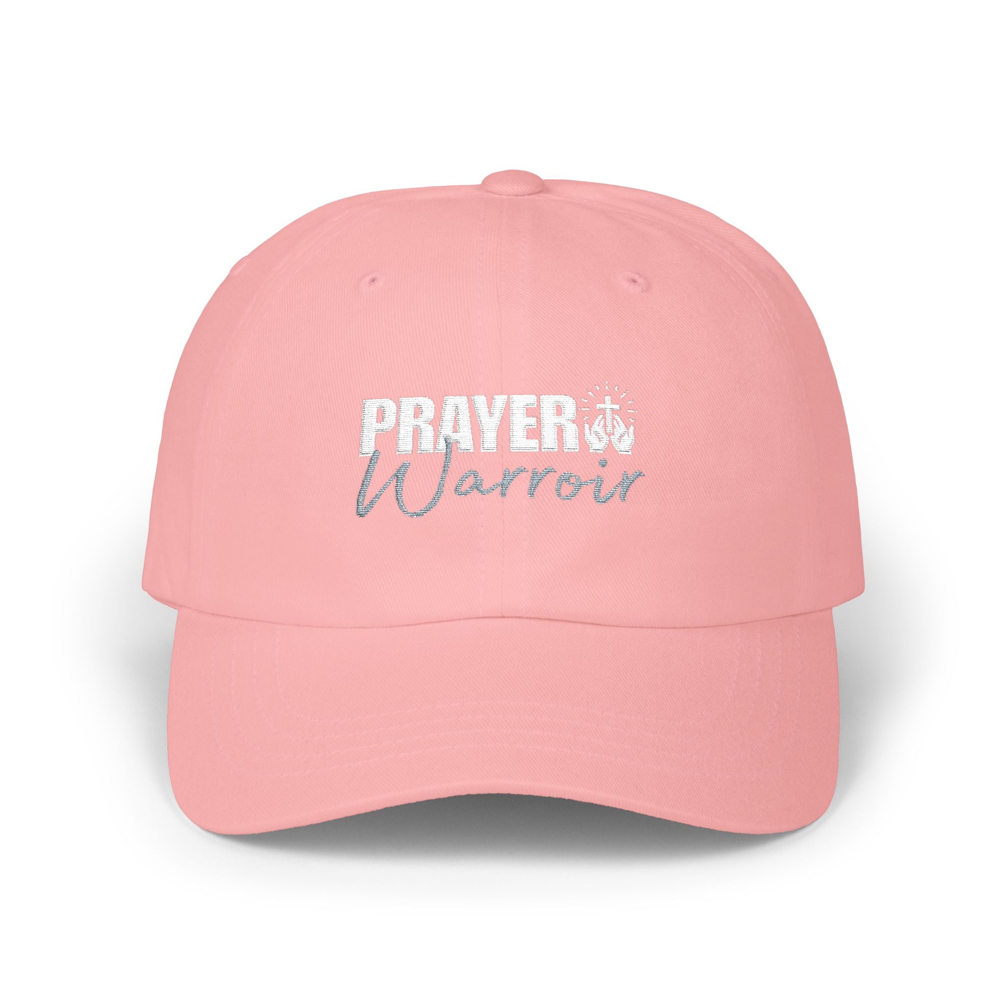 Prayer Warrior Dad Cap — Embroidered Faith Baseball Hat