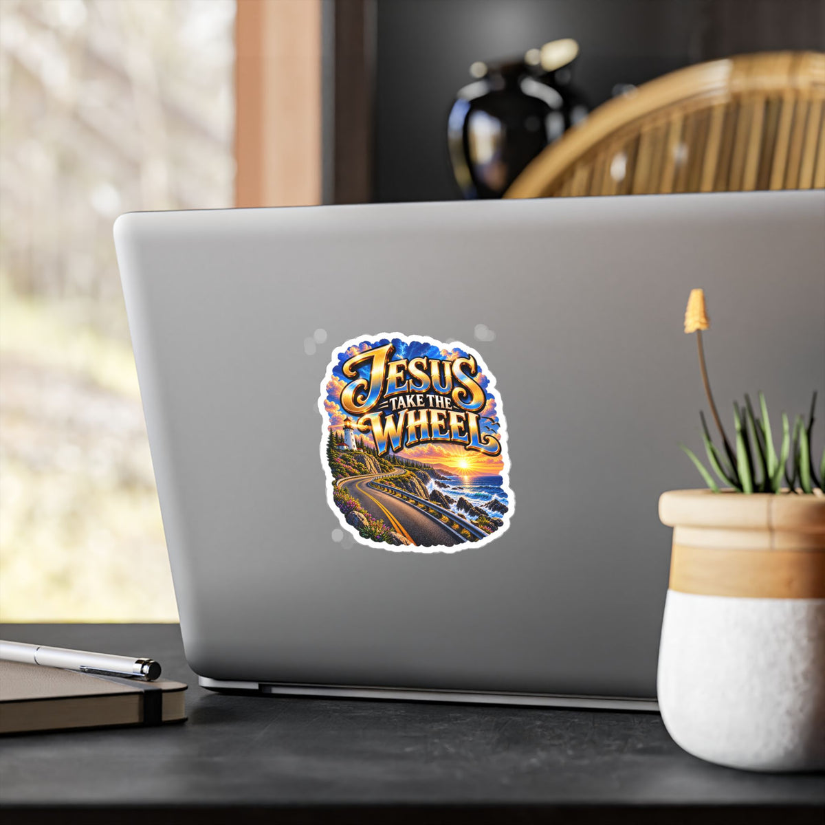 Jesus Take the Wheel – Coastal Highway Christian Vinyl Sticker