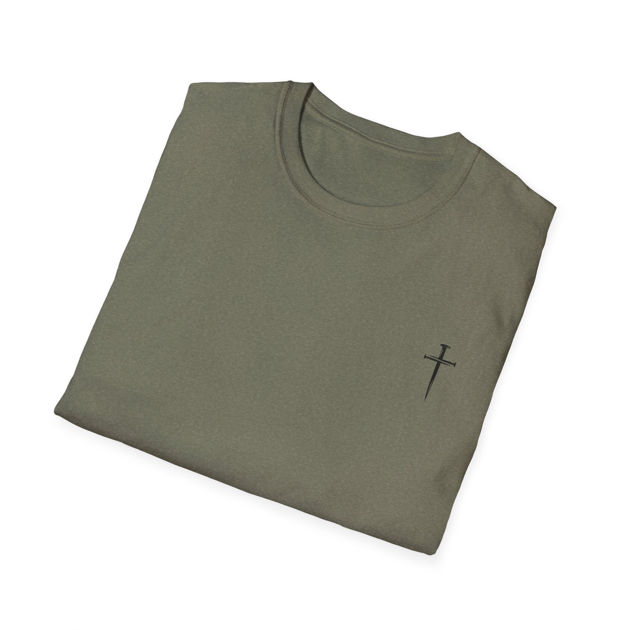 Back design - Jesus Has My Back T-Shirt — Christian Faith Cross Tee