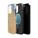 iPhone Inspirational Magnetic Phone Case, Unique Phone Accessories, Faith-Based Gifts, Coastal Vibes, Walk by Faith Design