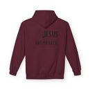 Jesus Has My Back Fleece Hoodie, Cozy Unisex Sweatshirt, Faith-Based Apparel, Perfect Gift for Christians