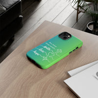 iPhone - 'Faith Love Hope' Christian Cross Protective Cover