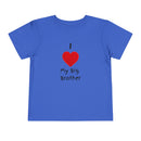 I Heart My Big Brother Short Sleeve Tee Christmas Shirt for Family