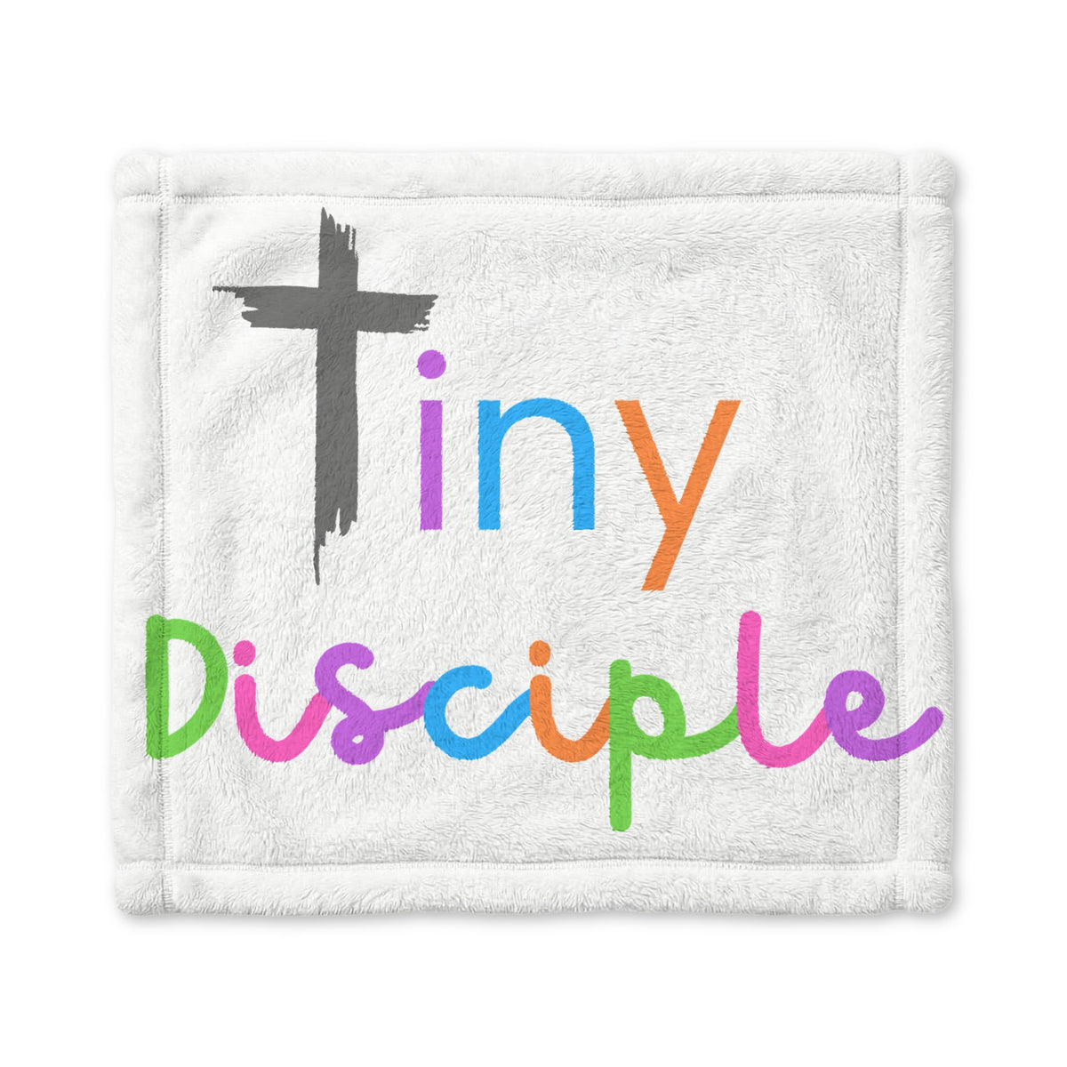 Tiny Disciple Baby Blanket – Rainbow Minky Security Blanket