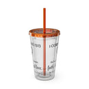 Faith Hope Love Water Tumbler - Christian Gifts for Women Men - Faith Based Gifts