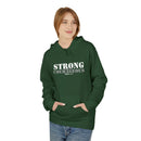 Strong & Courageous Hoodie — Inspirational Motivational Pullover