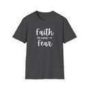 Faith Over Fear Unisex Softstyle T-Shirt | Christian Shirts for Women Men - Faith Based Gifts