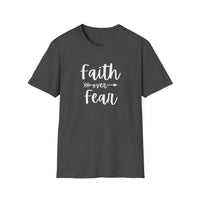 Faith Over Fear Unisex Softstyle T-Shirt | Christian Shirts for Women Men - Faith Based Gifts