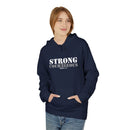 Strong & Courageous Hoodie — Inspirational Motivational Pullover