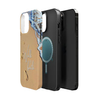 iPhone Inspirational Magnetic Phone Case, Unique Phone Accessories, Faith-Based Gifts, Coastal Vibes, Walk by Faith Design