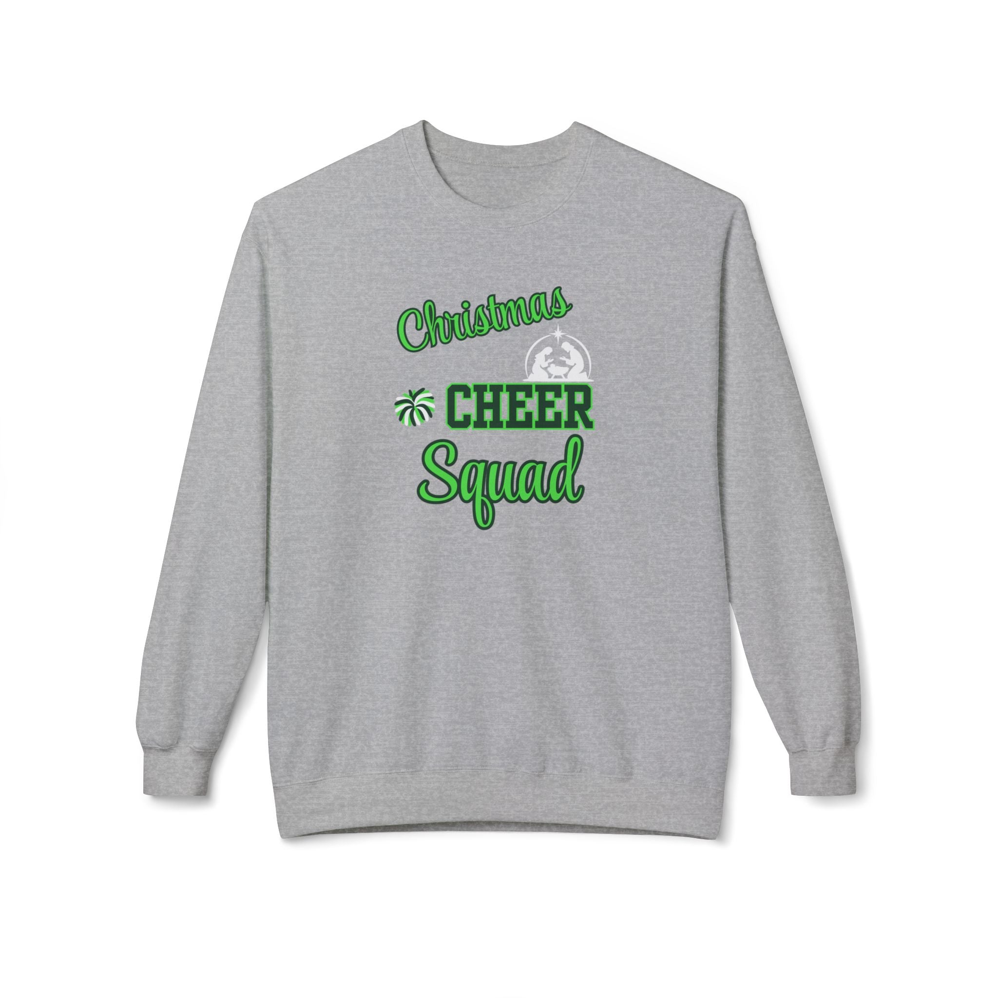 Christmas Cheer Squad Sweatshirt - Christian Sweatshirts for Women Men - Christmas Sweatshirts for Christians  - Faith Christmas Sweatshirts