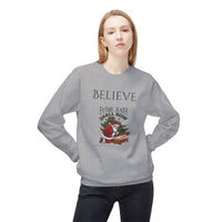 Believe Every Knee Shall Bow Christmas Sweatshirt - Christian Sweatshirts for Women Men - Christmas Sweatshirts for Christians  - Faith Christmas Sweatshirts