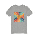 Youth Tee — 'Created With A Purpose' Retro Sunburst Kids T-Shirt