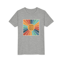 Youth Tee — 'Created With A Purpose' Retro Sunburst Kids T-Shirt