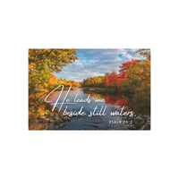 He Leads Me Beside Still Waters - Faith Wall Art - Metal - Inspirational Wall Art Christian Gifts for Women Men