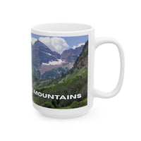 Faith Can Move Mountains Coffee Mug - Christian Gifts for Women Men - Faith Based Gifts