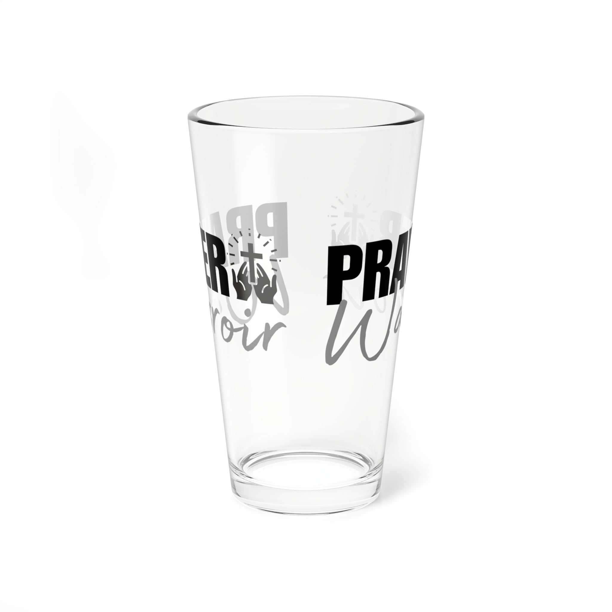 Prayer Warrior Water Glass – 16oz