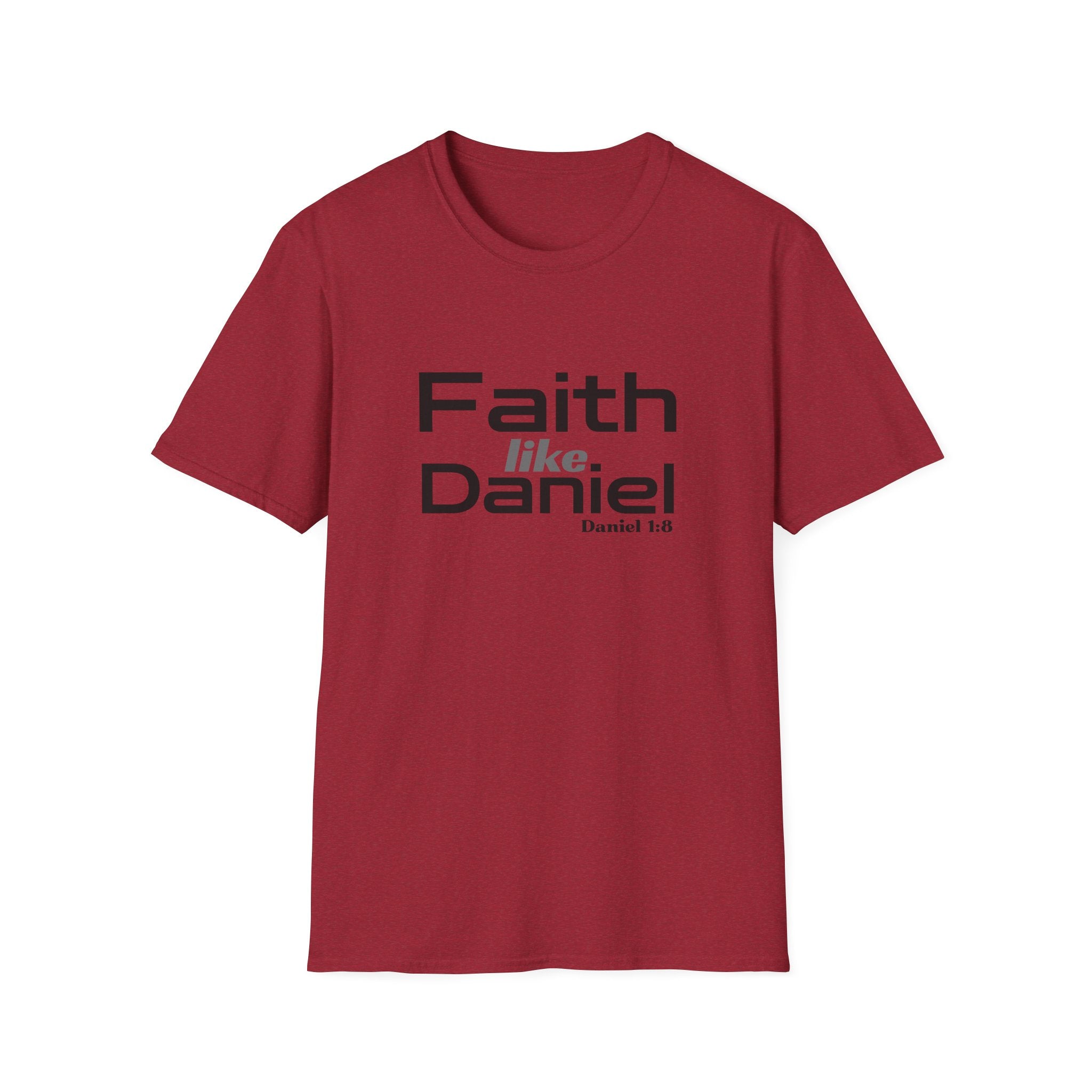 Faith Like Daniel T-Shirt – Christian Scripture Tee (Daniel 1:8)
