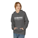 Strong & Courageous Hoodie — Inspirational Motivational Pullover