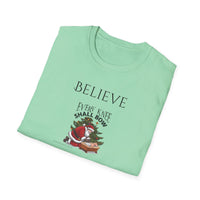 Believe Every Knee Shall Bow Christian Shirt for Women Men Shirts for Christians