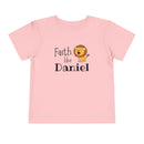 Faith Like Daniel Toddler Tee - Cute Lion Christian Shirt for Kids