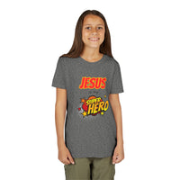 Kids 'Jesus Is My Superhero' T-Shirt — Christian Youth Tee