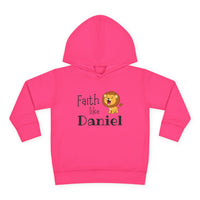 Toddler Hoodie — "Faith Like Daniel" Lion Christian Pullover