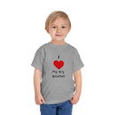 I Heart My Big Brother Short Sleeve Tee Christmas Shirt for Family