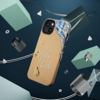 iPhone Inspirational Magnetic Phone Case, Unique Phone Accessories, Faith-Based Gifts, Coastal Vibes, Walk by Faith Design