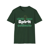 Christmas Spirit Activate Christmas shirt for women men holiday shirt