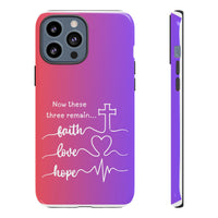 iPhone - Faith, Love & Hope Gradient Phone Case