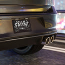 Walk By Faith Christian Vanity Plate