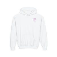 Youth Hoodie — 'Romans 6:7 I Am Set Free' Christian Faith Pullover