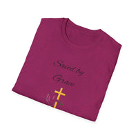 Saved By Grace Christian Shirt for Women Men Shirts for Christians