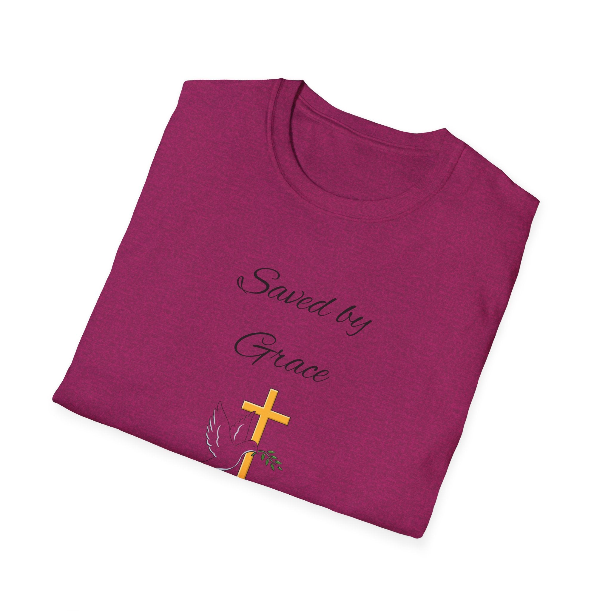 Saved By Grace Christian Shirt for Women Men Shirts for Christians